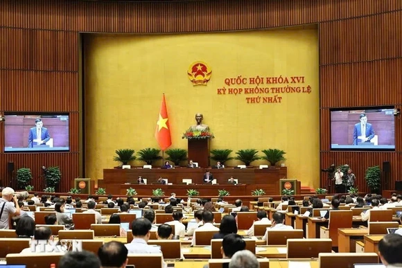 Thông cáo báo chí số 6, Kỳ họp không thường lệ thứ Nhất, Quốc hội khóa XVI