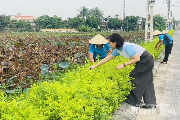 Lan tỏa phong trào xây dựng khu dân cư&nbsp;“Sáng - xanh - sạch - đẹp - an toàn”