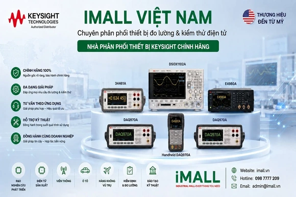 IMALL Việt Nam cung cấp các giải pháp đo lường điện tử Keysight