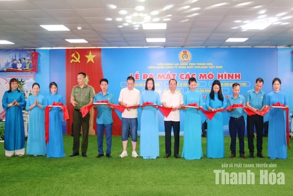 Công ty TNHH Giầy Sunjade Việt Nam ra mắt các mô hình chăm lo cho người lao động