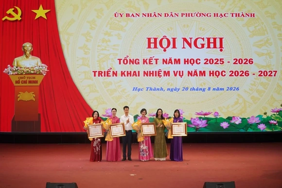 Chất lượng giáo dục của phường Hạc Thành dẫn đầu toàn tỉnh