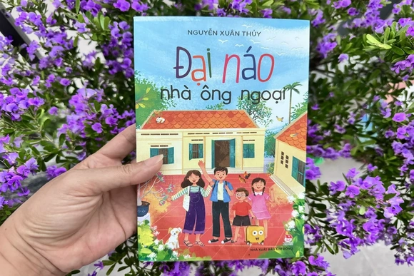 Thú vị những ngày “Đại náo nhà ông ngoại”