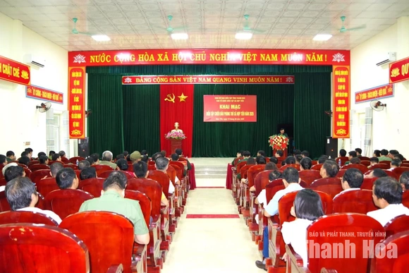 Khai mạc diễn tập chiến đấu phòng thủ xã Hợp Tiến