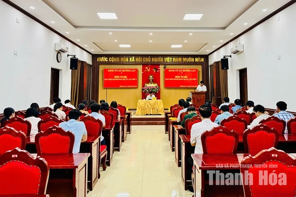 Mường Lát kiện toàn tổ chức đảng sau sắp xếp các cơ sở giáo dục