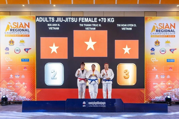 VĐV Thanh Hóa toả sáng giúp Jujitsu Việt Nam Nhất toàn đoàn Giải vô địch Đông Nam Á 2026