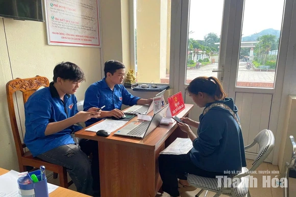 Tuổi trẻ xã Luận Thành chung sức xây dựng nông thôn mới