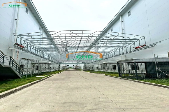 Nhà bạt mái vòm điện GHD - Giải pháp che phủ thông minh