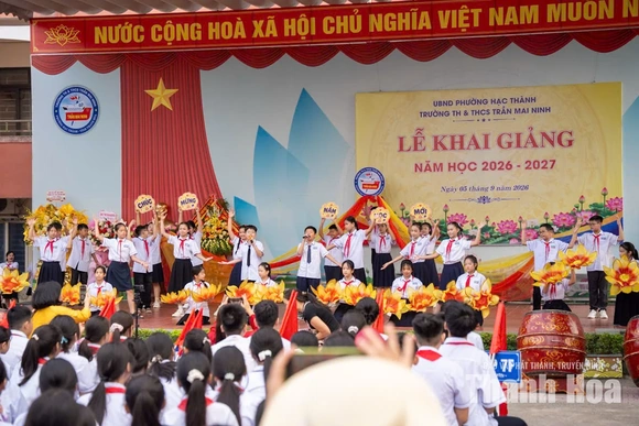 Tiếng trống khai trường bắt đầu năm học mới