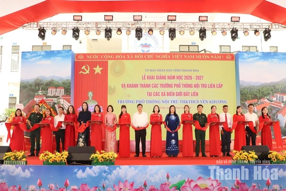 Khai giảng năm học 2026-2027 và khánh thành Trường Phổ thông Nội trú TH và THCS Yên Khương
