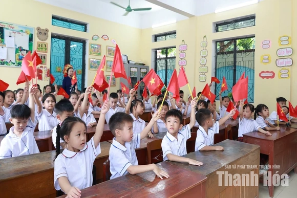 Các trường học trên địa bàn xã Thiệu Hóa khai giảng năm học mới