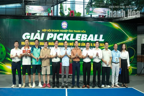 200 VĐV tranh tài tại Giải Pickleball doanh nghiệp, doanh nhân Thanh Hóa mở rộng lần thứ II