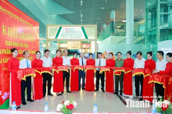 Đưa sản phẩm OCOP Thanh Hóa đến gần hơn với du khách tại Cảng Hàng không Thọ Xuân