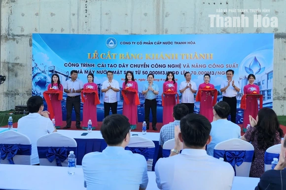 Khánh thành công trình cải tạo, nâng công suất Nhà máy nước Mật Sơn