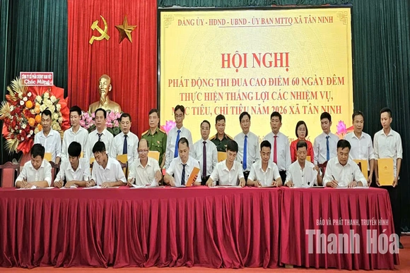 Tân Ninh phát động đợt thi đua 60 ngày đêm cao điểm thực hiện thắng lợi các nhiệm vụ năm 2026