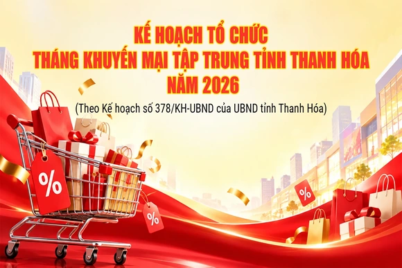 Kế hoạch tổ chức Tháng khuyến mại tập trung tỉnh Thanh Hóa năm 2026
