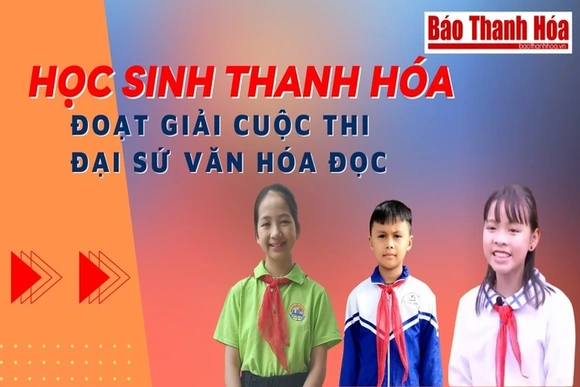 5 học sinh Thanh Hoá đoạt giải Cuộc thi Đại sứ văn hóa đọc năm 2022 | Báo Thanh Hóa