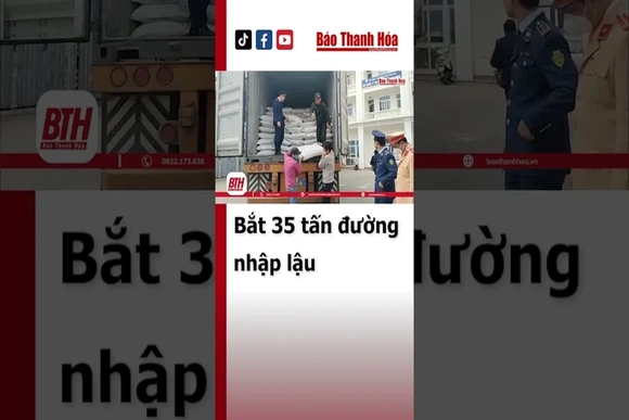 Bắt giữ 35 tấn đường nhập lậu | Báo Thanh Hóa