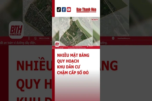 Nhiều mặt bằng quy hoạch khu dân cư chậm cấp sổ đỏ | Báo Thanh Hóa