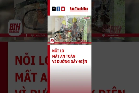 Nỗi lo mất an toàn vì đường dây điện | Báo Thanh Hóa