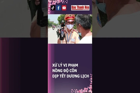 3 ngày kỳ nghỉ Tết Dương lịch, xử lý 4.298 trường hợp vi phạm nồng độ cồn #tet #shorts #trending