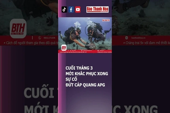 CUỐI THÁNG 3 MỚI KHẮC PHỤC XONG SỰ CỐ ĐỨT CÁP QUANG APG | Báo Thanh Hóa