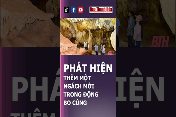 Phát hiện thêm một ngách mới trong động Bo Cúng | Báo Thanh Hóa