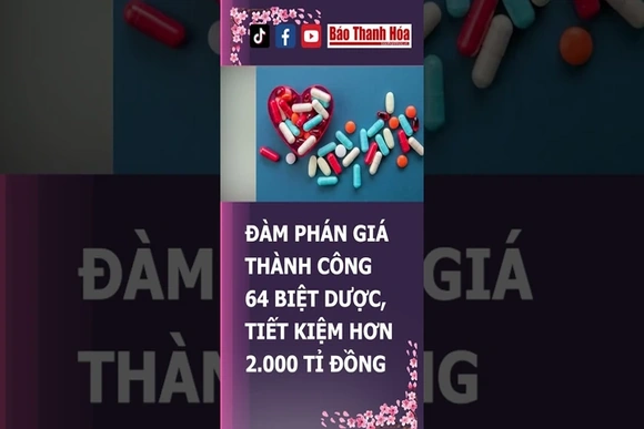 TIẾT KIỆM HƠN 2.000 TỈ ĐỒNG TỪ BIỆT DƯỢC | Báo Thanh Hóa
