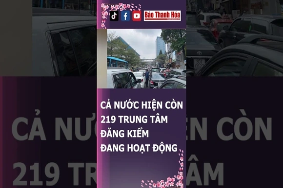 CẢ NƯỚC: CÒN 219 TRUNG TÂM ĐĂNG KIỂM ĐANG HOẠT ĐỘNG | Báo Thanh Hóa