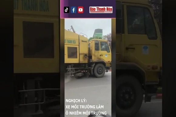 Lạ: Xe làm sạch “môi trường” gây ô nhiễm môi trường | Báo Thanh Hóa