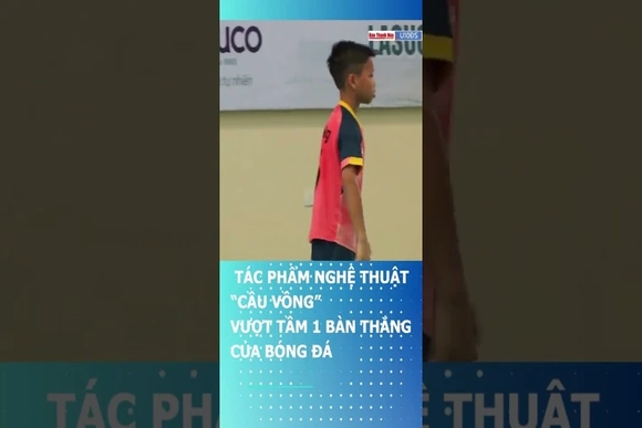 TÁC PHẨM NGHỆ THUẬT“CẦU VỒNG”VƯỢT TẦM 1 BÀN THẮNG CỦA BÓNG ĐÁ | Báo Thanh Hóa