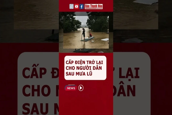 CẤP ĐIỆN TRỞ LẠI CHO NGƯỜI DÂN SAU MƯA LŨ #mualu
