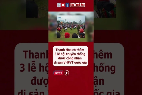 Thanh Hóa có thêm 3 lễ hội truyền thống được công nhận di sản văn hóa phi vật thể quốc gia