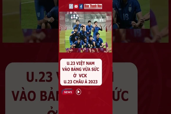 Thái Sơn và các đồng đội U.23 Việt Nam vào bảng vừa sức ở VCK U.23 Châu Á 2023 #vcku23chaua #u23vn