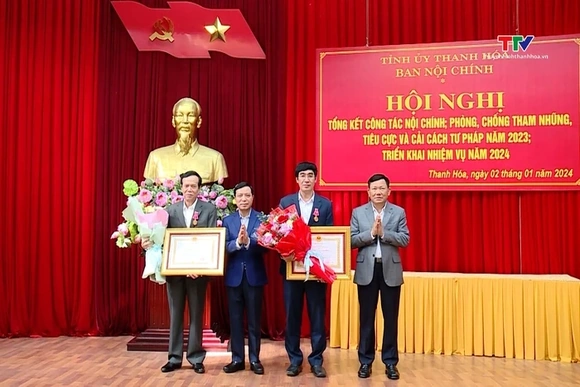 Tổng kết công tác nội chính, phòng, chống tham nhũng, tiêu cực và cải cách tư pháp năm 2023