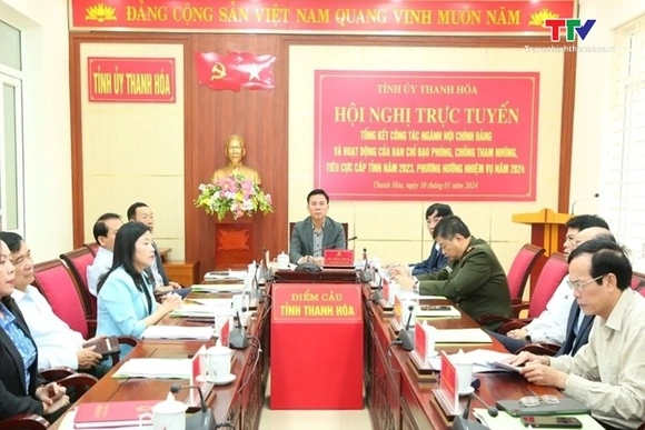 Công tác nội chính và hoạt động của ban chỉ đạo Phòng chống tham nhũng, tiêu cực cấp tỉnh