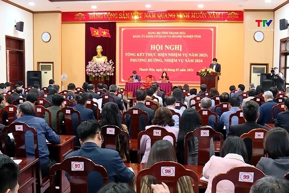 Đảng ủy Khối Cơ quan và Doanh nghiệp tỉnh Thanh Hóa 
triển khai nhiệm vụ năm 2024