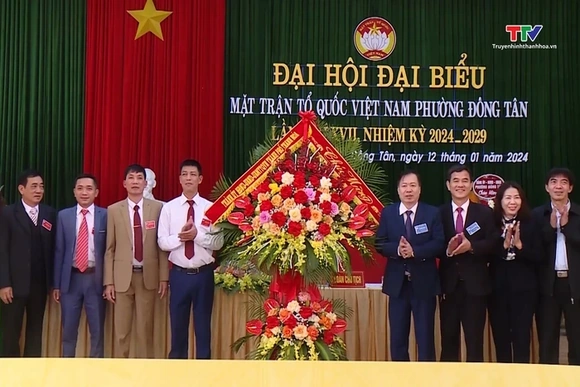 Đại hội MTTQ phường Đông Tân, thành phố Thanh Hóa lần thứ XVII, nhiệm kỳ 2024 - 2029