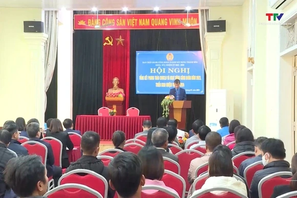 Công đoàn Ngành Xây dựng Thanh Hóa triển khai nhiệm vụ năm 2024