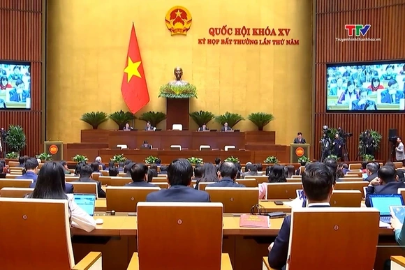 Khai mạc Kỳ họp bất thường lần thứ 5, Quốc hội khóa XV