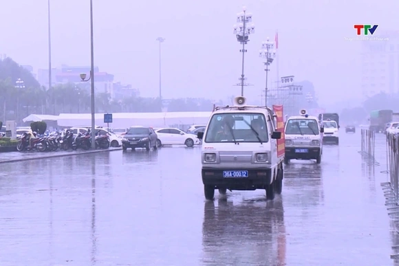 TP Thanh Hóa ra quân đảm bảo an ninh trật tự, an toàn giao thông Tết Nguyên đán Giáp Thìn 2024