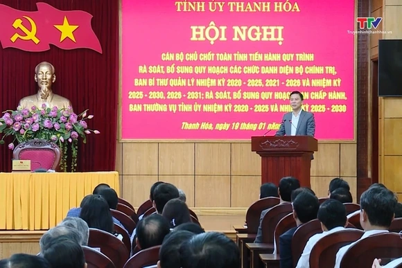 Hội nghị cán bộ chủ chốt toàn tỉnh