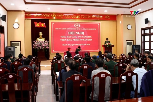 Hội Cựu chiến binh khối Cơ quan và doanh nghiệp tỉnh Thanh Hóa tổng kết năm 2023
