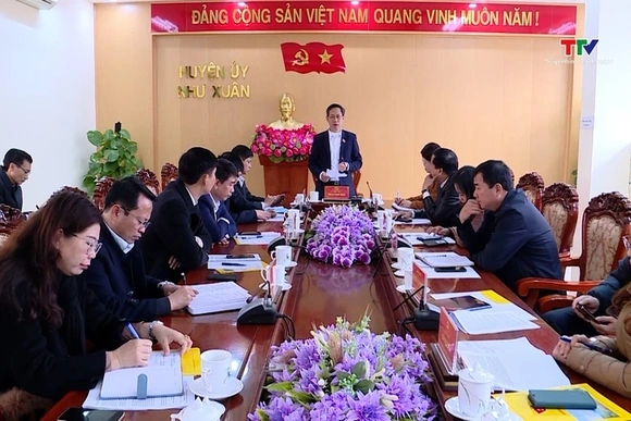 Phó Trưởng ĐBQH tỉnh kiểm tra sản xuất và đời sống người dân huyện Như Xuân