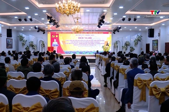 Huyện Triệu Sơn sơ kết 2 năm thực hiện Nghị quyết số 12 của Ban chấp hành Đảng bộ huyện