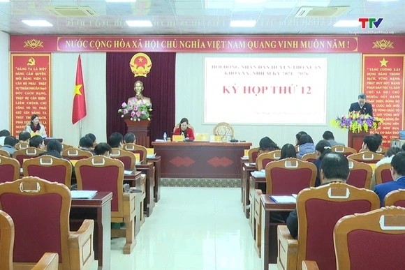 Kỳ họp thứ 12 Hội đồng Nhân dân huyện Thọ Xuân