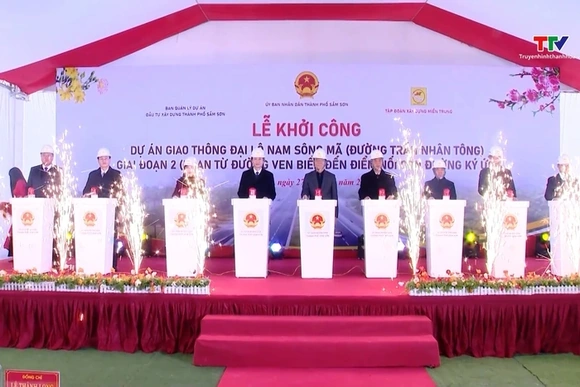 Thành phố Sầm Sơn khởi công và khánh thành các công trình hạ tầng trọng điểm