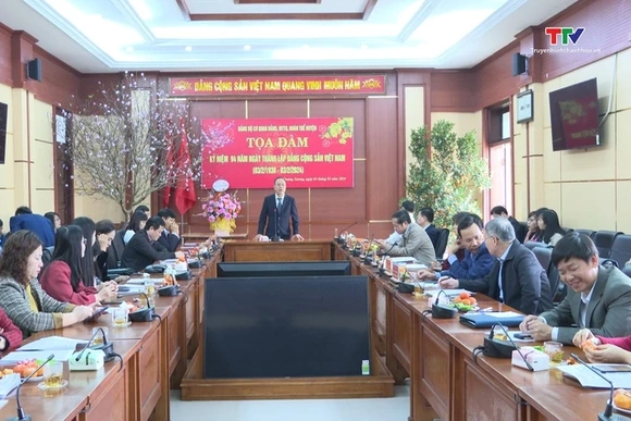 Quảng Xương tọa đàm kỷ niệm 94 năm ngày thành lập Đảng Cộng sản Việt Nam