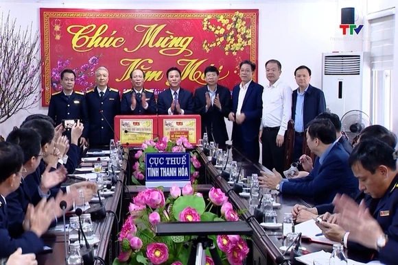 Bí thư Tỉnh ủy kiểm tra, chúc Tết một số đơn vị