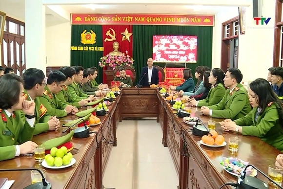 Lãnh đạo tỉnh thăm, chúc Tết Phòng Cảnh sát phòng cháy chữa cháy và cứu nạn, cứu hộ, Công an tỉnh
