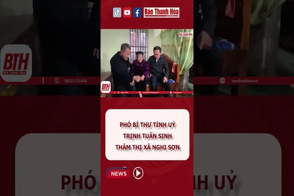 Phó Bí thư Tỉnh uỷ Trịnh Tuấn Sinh thăm thị xã Nghi Sơn